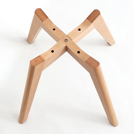 Scaun bucatarie tapitat portocaliu Depozitul de scaune Celia, piele ecologica, cadru lemn, max. 110 kg, 48.5 x 50 x 82.5 cm