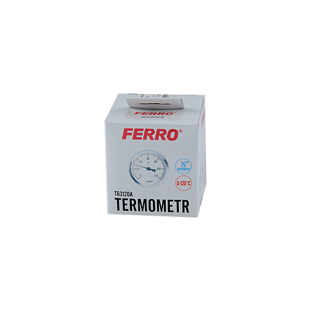 Termometru axial Ferro T63120A, 63 mm x 1/2 inch