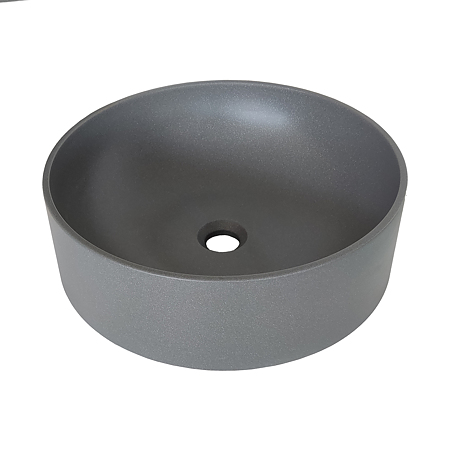 Lavoar rotund SanDonna Circle, compozit granit, gri, 44 x 44 x 13.5 cm Lavoar rotund SanDonna Circle, compozit granit, gri, 44 x 44 x 13.5 cm