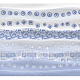 Faianta Kai Ceramics Celine albastru, decor relief, lucioasa, grosime 9 mm, dreptunghiulara, 30 x 60 cm