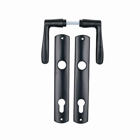 Maner tip sild pentru cilindru, aluminiu, negru, 90 mm
