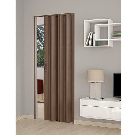 Usa plianta din PVC Aurora, decor nuc, 203 x 100 cm Usa plianta din PVC Aurora, decor nuc, 203 x 100 cm