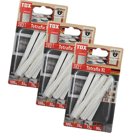 Diblu Tetrafix XL TFS-L, 8 x 80 mm, 6 buc