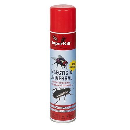 Spray insecticid universal Super Kill, efect imediat, 400 ml