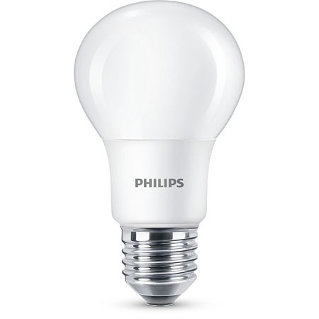 Bec LED Philips, E27, 7.5 - 60W, alb, lumina rece 6500 K