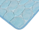 Covoras de baie Romtatay, microfibra 100%, bleu, 40 x 60 cm