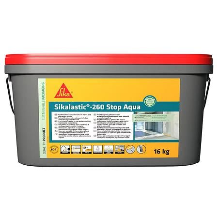 Hidroizolatie pe baza de apa Sikalastic-260 Stop Aqua, 16 kg
