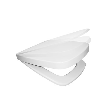 Capacul WC Fayans Happy Smart Soft Close, duroplast, alb, 431 x 355 x 44 mm