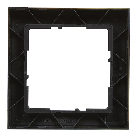 Rama de aparataj Legrand, New Suno, 1 modul, plastic, negru cadrilat