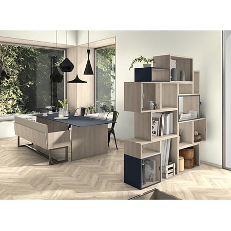 Pal melaminat Egger, Stejar Lorenzo gri bej H3146, ST19, 2800 x 2070 x 18 mm