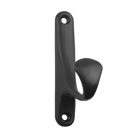 Cuier metalic Hook 522 Teko, aluminiu, negru mat, 86 x 15 mm