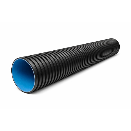Tub riflat Peid SN4 DN630, lungime 6.25 m