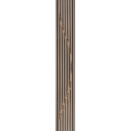 Brau faianta negru, Kai Cermics Sorel Black Lux, 6 x 40 cm