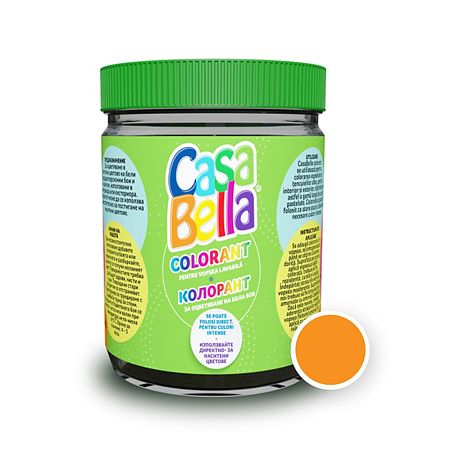 Colorant vopsea lavabila Casabella, orange, 200 ml