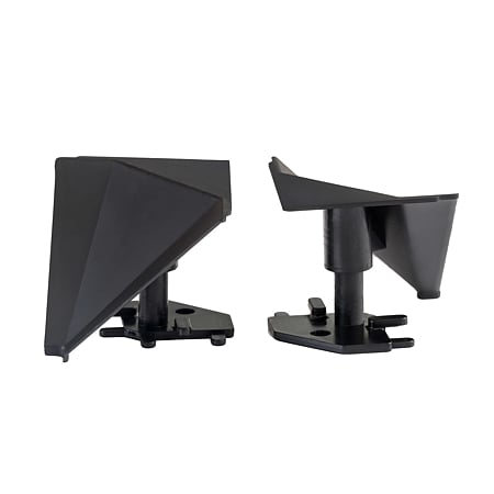 Set colturi interioare profil inaltator blat de bucatarie, plastic, negru, 2 bucati