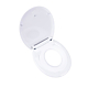 Capac WC Wirquin cu reductie pentru copii soft-close, plastic, rotund, alb