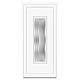 Usa PVC pentru intrare KT53, alb, 98 x 200 cm, 5 camere, stanga 