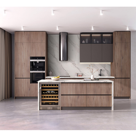 Blat bucatarie Kronospan Slim Line Plus K551 SU Calacatta Olympus, finisaj mat, marmura, 4100 x 1300 x 12 mm