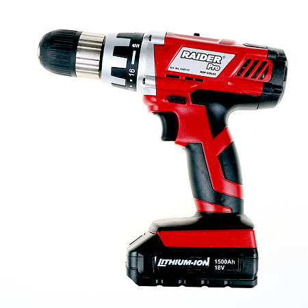 Masina de gaurit si insurubat cu acumulator Li-ion, 18 V Raider RDP-CDL02