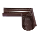 Coltar exterior tip 2, jgheab 125mm, culoare: maro RAL 8017, Novatik Ronda