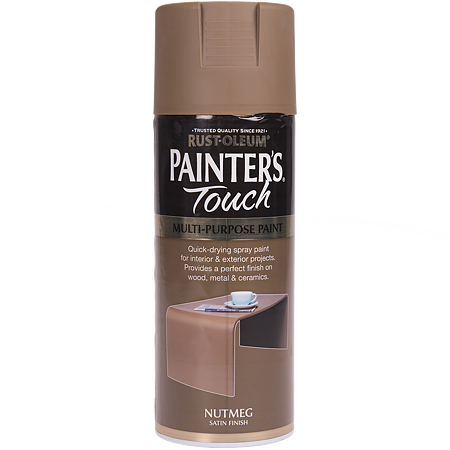 Vopsea spray decorativa Rust-Oleum Painter`s Touchs, maro nutmeg, lucios, interior/exterior, 400 ml