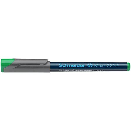 Marker permanent Schneider OHP 222, verde, 0.7 mm