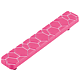 Maner puzzle 8804, silicon, roz/alb, 64 mm