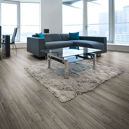 Parchet laminat 8 mm Tarkett Robinson 833, nuanta medie, castan japonez, clasa de trafic 33, fold-down, 1292 x 194 mm