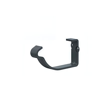 Carlig aplicat jgheab metalic, 125 mm, gri RAL 7016