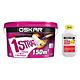 Vopsea lavabila interior Oskar crema 1 strat, alb, 15 l + Amorsa 4 l Vopsea lavabila interior Oskar crema 1 strat, alb, 15 l + Amorsa 4 l