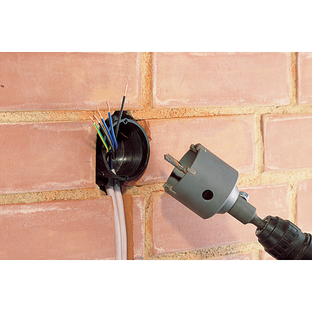 Carota Wolfcraft, SDS-Plus, pentru beton,  burghiu centrare, 40 mm