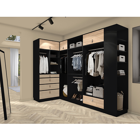 Pal lacuit Egger PerfectSense U999 TM28 Negru, mat, antiamprenta, decor uni, 2800 x 2070 x 19 mm