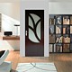 Usa interior celulara cu geam Pamate M044, reversibila, MDF, wenge, toc fix, 200 x 70 x 3.5 cm