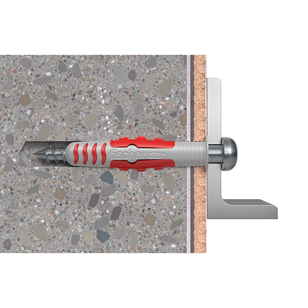 Diblu Fischer DuoSeal, nylon si otel, 6 x 38 mm, 4 bucati