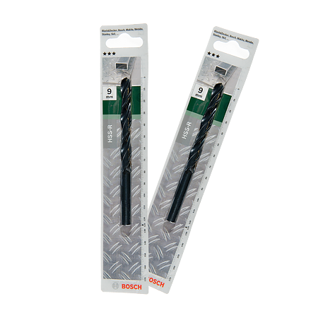 Burghiu Bosch HSS-R DIN 338, mandrina standard, pentru metal, 9 mm
