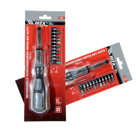 Set biti surubelnita reversibila MTX Master, 11 buc