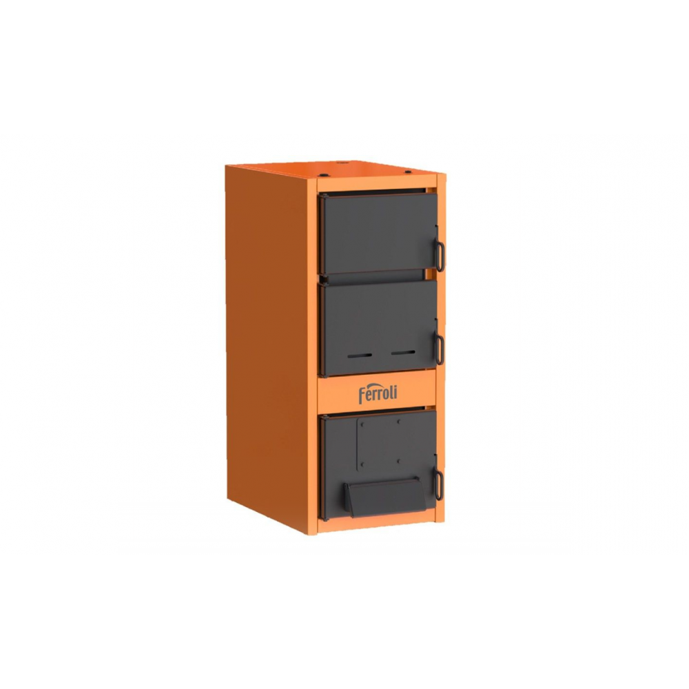 Cazan termic pe lemne Ferroli JAR 30 kW otel 98 l 96.9 x 51 x 129.4 cm
