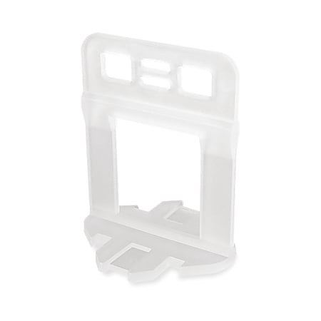 Distantieri clips autonivelanti XL, pentru placi cu grosimea de 12-22 mm, polipropilena, alb, rost 1,5 mm, 50 bucati