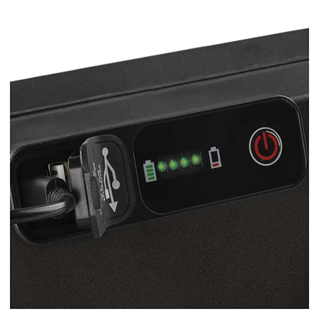 Proiector portabil reîncărcabil Emos ACCO, 5V, 30W, lumină rece, IP44, 3000 lm