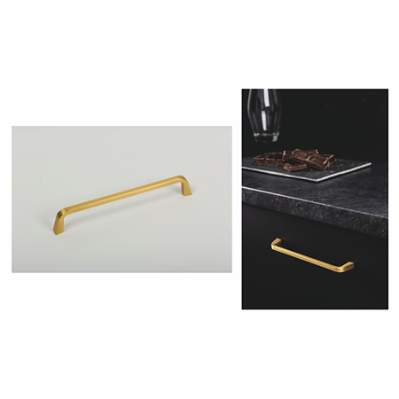 Maner Este Vieffe, auriu periat, 171 x 9.5 mm x 30 mm