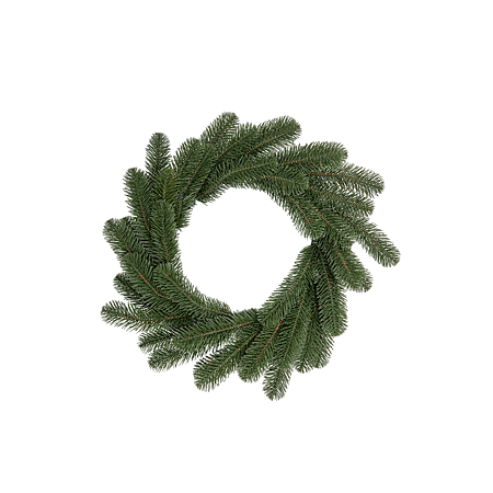 Coronita brad artifical Alpin, verde, diametru 40 cm
