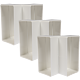 Cot vertical 90° Vents, PVC, alb, 60 x 120 mm
