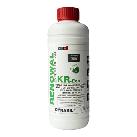 Solutie ecologica pentru indepartarea petelor de ciment si a mortarului uscat Dynasil Renowal Kr-Eco, 1 l