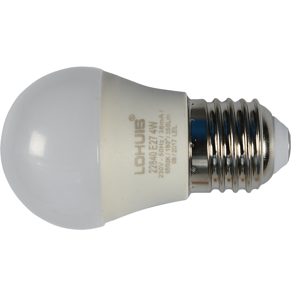 Bec Led Sferic E27/4W Lohuis Lumina Rece