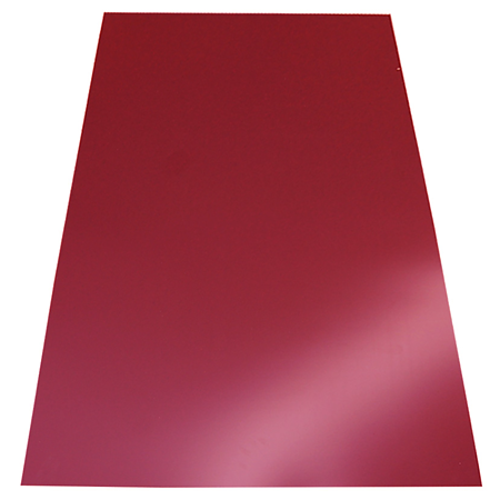 Tabla plana, rosu, RAL 3011, grosime 0,35 mm, 1000 x 2000 mm
