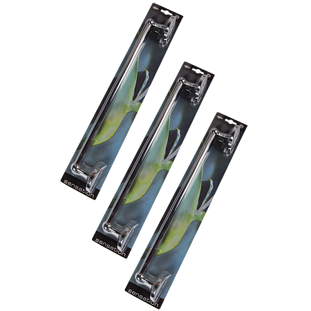 Suport prosop Bisk Sensation, zinc aluminiu, 50 x 7 x 6 cm