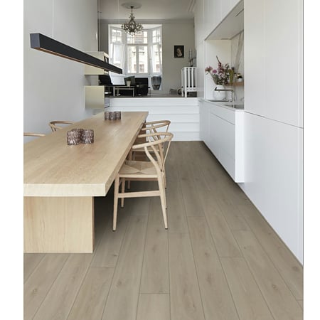 Parchet laminat 12 mm Ocean+ Bloom Sand Natural Berry Alloc, rezistent la apa, Hydro+, nuanta medie, clasa de trafic 33, PentaLoc, 1288 x 190 mm