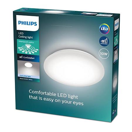 Plafoniera Philips CL200 , LED, 10 W, lumina rece, alb, IP 20