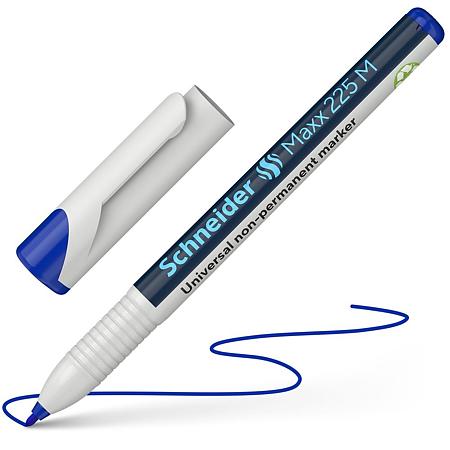 Marker nepermanent Schneider OHP 225, albastru, 1 mm