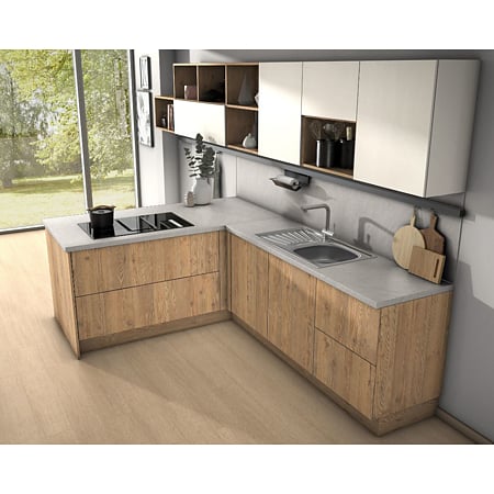 Blat bucatarie Egger F234 ST76, mat, Ardezie Scivaro gri deschis,  4100 x 600 x 38 mm